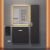 Тумба с раковиной Uperwood Modul 393020547 60x21 подвесная, матовая, черная