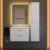 Тумба с раковиной Uperwood Modul 393020548 65x45 подвесная, матовая, белая