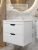 Тумба с раковиной Uperwood Modul 3930205581 65x45 подвесная, матовая, белая/графит