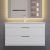 Тумба с раковиной Uperwood Modul 393020550 80x45 подвесная, матовая, белая