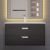 Тумба с раковиной Uperwood Modul 393020551 80x45 подвесная, матовая, черная