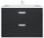 Тумба с раковиной Uperwood Modul 393020551 80x45 подвесная, матовая, черная
