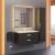 Тумба с раковиной Uperwood Modul 393020551 80x45 подвесная, матовая, черная