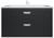 Тумба с раковиной Uperwood Modul 393020553 100x45 подвесная, матовая, черная