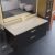 Тумба с раковиной Uperwood Modul 393020553 100x45 подвесная, матовая, черная