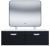 Тумба с раковиной Uperwood Modul KModul120B 120x45 подвесная, матовая, черная
