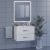 Тумба с раковиной Uperwood Foster 291020530 70x45 подвесная, белая