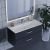 Тумба с раковиной Uperwood Foster 291020538 100x45 подвесная, черная