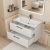 Тумба с раковиной Uperwood Foster New KFosterNEW80w 80x45 подвесная, белая