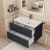 Тумба с раковиной Uperwood Foster New KFosterNEW80b 80x45 подвесная, черная