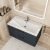 Тумба с раковиной Uperwood Foster New KFosterNEW90b 90x45 подвесная, черная