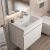 Тумба с раковиной Uperwood Eva 3930313466 50x35 подвесная, Дуб Харбор Белый, с дверцами