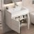 Тумба с раковиной Uperwood Eva 3930313466 50x35 подвесная, Дуб Харбор Белый, с дверцами