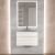 Тумба с раковиной Uperwood Eva 3930313468 60x47 подвесная, Дуб Харбор Белый, выдвижной ящик