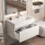 Тумба с раковиной Uperwood Eva 3930313468 60x47 подвесная, Дуб Харбор Белый, выдвижной ящик