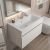 Тумба с раковиной Uperwood Eva 3930313468 60x47 подвесная, Дуб Харбор Белый, выдвижной ящик