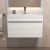 Тумба с раковиной Uperwood Eva 3930313468 60x47 подвесная, Дуб Харбор Белый, выдвижной ящик
