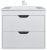 Тумба под раковину подвесная Uperwood Modul 2930205354 61x44, белая/графит