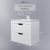 Тумба под раковину подвесная Uperwood Modul 2930205354 61x44, белая/графит