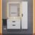 Тумба под раковину подвесная Uperwood Modul 2930205354 61x44, белая/графит