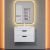 Тумба под раковину подвесная Uperwood Modul 2930205354 61x44, белая/графит