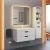 Тумба под раковину подвесная Uperwood Modul 2930205355 75x44, белая/графит