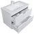 Тумба под раковину подвесная Uperwood Modul 2930205355 75x44, белая/графит