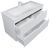 Тумба под раковину подвесная Uperwood Modul 2930205356 95x44, белая/графит