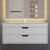 Тумба под раковину подвесная Uperwood Modul 2930205356 95x44, белая/графит