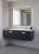 Тумба под двойную раковину Uperwood Modul TModul120B 120x44 подвесная, матовая, черная