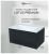 Тумба под раковину подвесная Uperwood Lotus 39340205461 80x49, Premium, черная