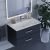 Тумба под раковину Uperwood Foster 291020517 80x45, черная