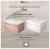 Тумба под раковину Uperwood Eva 3930213460 50x34 подвесная, Дуб Харбор Белый, с дверцами
