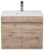 Тумба под раковину Uperwood Eva 3930213461 50x34 подвесная, Крафт Табачный, с дверцами