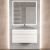 Тумба под раковину Uperwood Eva 3930213464 75x47 подвесная, Дуб Харбор Белый, выдвижной ящик