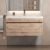 Тумба под раковину Uperwood Eva 3930213465 75x47 подвесная, Крафт Табачный, выдвижной ящик