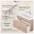 Тумба под раковину Uperwood Eva 3930213465 75x47 подвесная, Крафт Табачный, выдвижной ящик