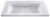 Раковина Uperwood Olivia ROlivia100wg 100x45, белая глянцевая