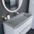 Раковина Uperwood Classic Quartz 293020638 100x45, серая матовая, платина