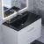 Раковина Uperwood Foster Quartz 291030038 80x45.5, черная матовая, уголь