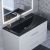 Раковина Uperwood Foster Quartz 291030042 90x45.5, черная матовая, уголь