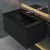 Раковина Uperwood Lotus Quartz 29192033 80x50, черная матовая, уголь