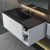 Раковина Uperwood Lotus Quartz 29192036 100x50, черная матовая, космос