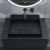 Раковина Uperwood Tanos Quartz RTanosQuartz50U 50x42.5, черная матовая, уголь