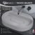Раковина Uperwood Tanos Quartz RTanosQuartz55J 55x40, белая матовая, жасмин