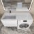 Раковина Uperwood Cosmos Quartz RCosmos120LJ 120x48, белая матовая, жасмин