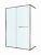 Душевая дверь Cezares LUX LUX-B-FS-11-140-C-GM 140x195 раздвижная, профиль сталь
