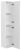 Шкаф-пенал BelBagno AURORA-1600-2A-SC-BO-P-R 33x160, белый матовый (Bianco Opaco)