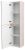 Шкаф-пенал BelBagno FLY-MARINO-1500-2A-SC-RG-P-L 40x150, дуб серый (Rovere Grigio)