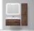 Шкаф-пенал BelBagno FLY-MARINO-1500-2A-SC-RW-P-L 40x150, дуб мавританский (Rovere Moro)